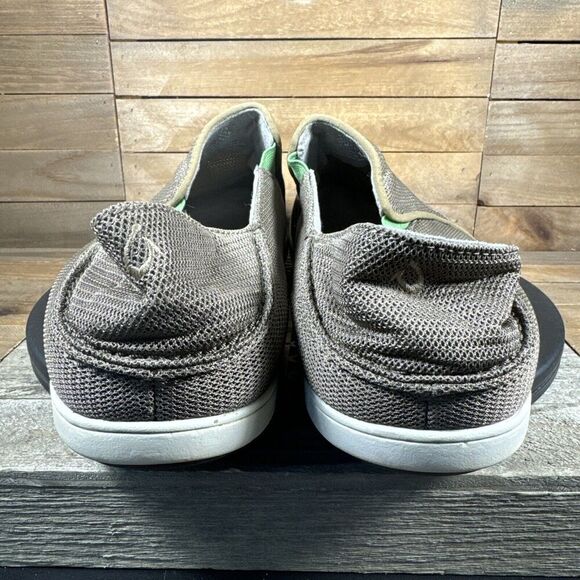 Olukai Nohea Mesh Men's Size 13 Mesh Slip-On Shoes Mustang Lime Peel 10188 - Picture 4 of 10